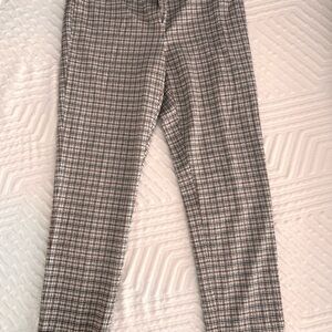 Theory Multicolor Plaid Pants